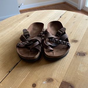 Tan sandals